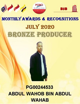 B ABDUL WAHOB BIN ABDUL WAHAB BRONZE JULY