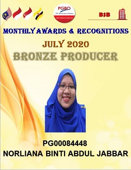 B NORLIANA ABDUL JABBAR BRONZE JULY