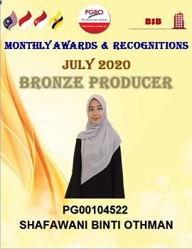 B SHAFAWANI BRONZE JULY