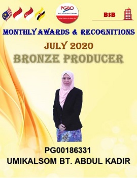 B UMIKALSOM BT. ABDUL KADIR BRONZE JULY