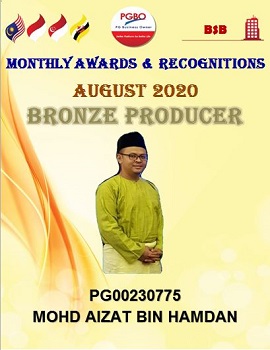 MOHD AIZAT BIN HAMDAN AUGUST BRONZE