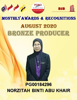 NORZITAH BINTI ABU KHAIR AUGUST BRONZE