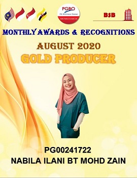 NABILA ILANI BT MOHD ZAIN AUGUST GOLD