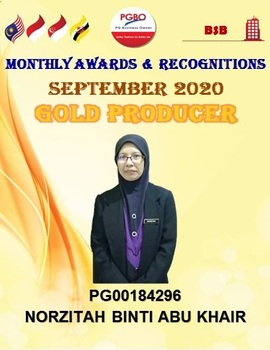 NORZITAH BINTI ABU KHAIR GOLD SEPT 2020