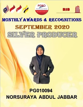 NORSURAYA ABDUL JABBAR SILVER SEPT 2020