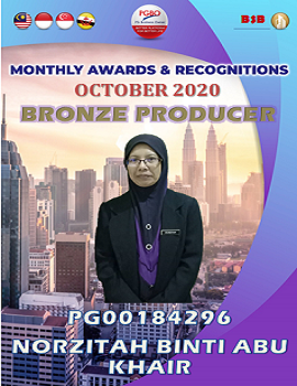 NORZITAH BINTI ABU KHAIR OCT BRONZE